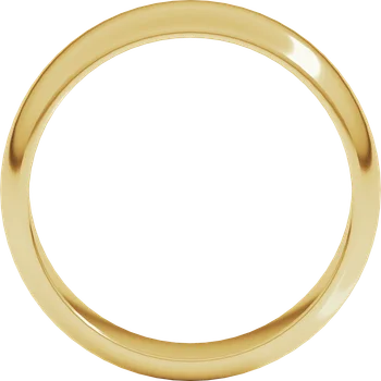 Gold ring on a white background