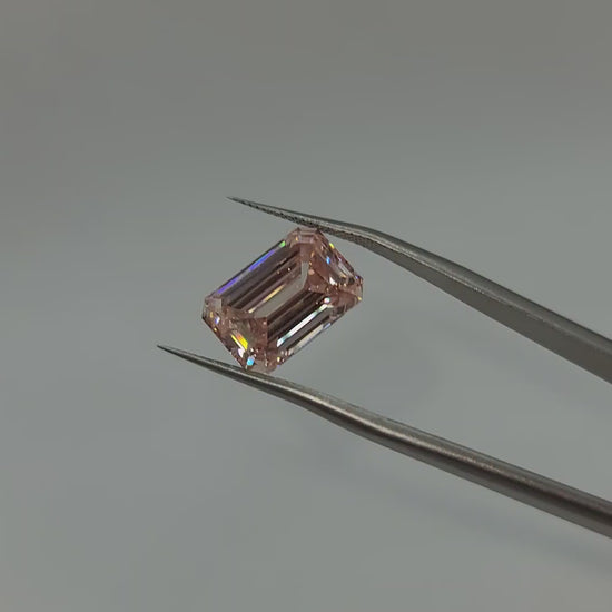 Video or pink lab diamond